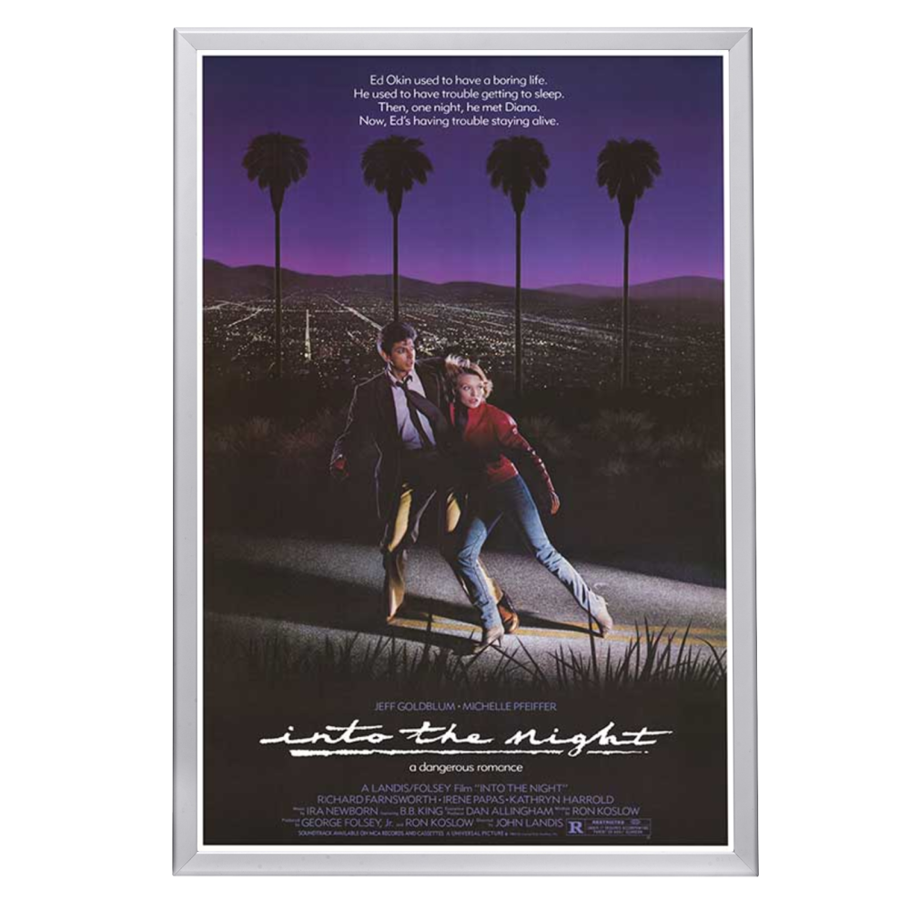 "Into the Night" (1985) Framed Movie Poster