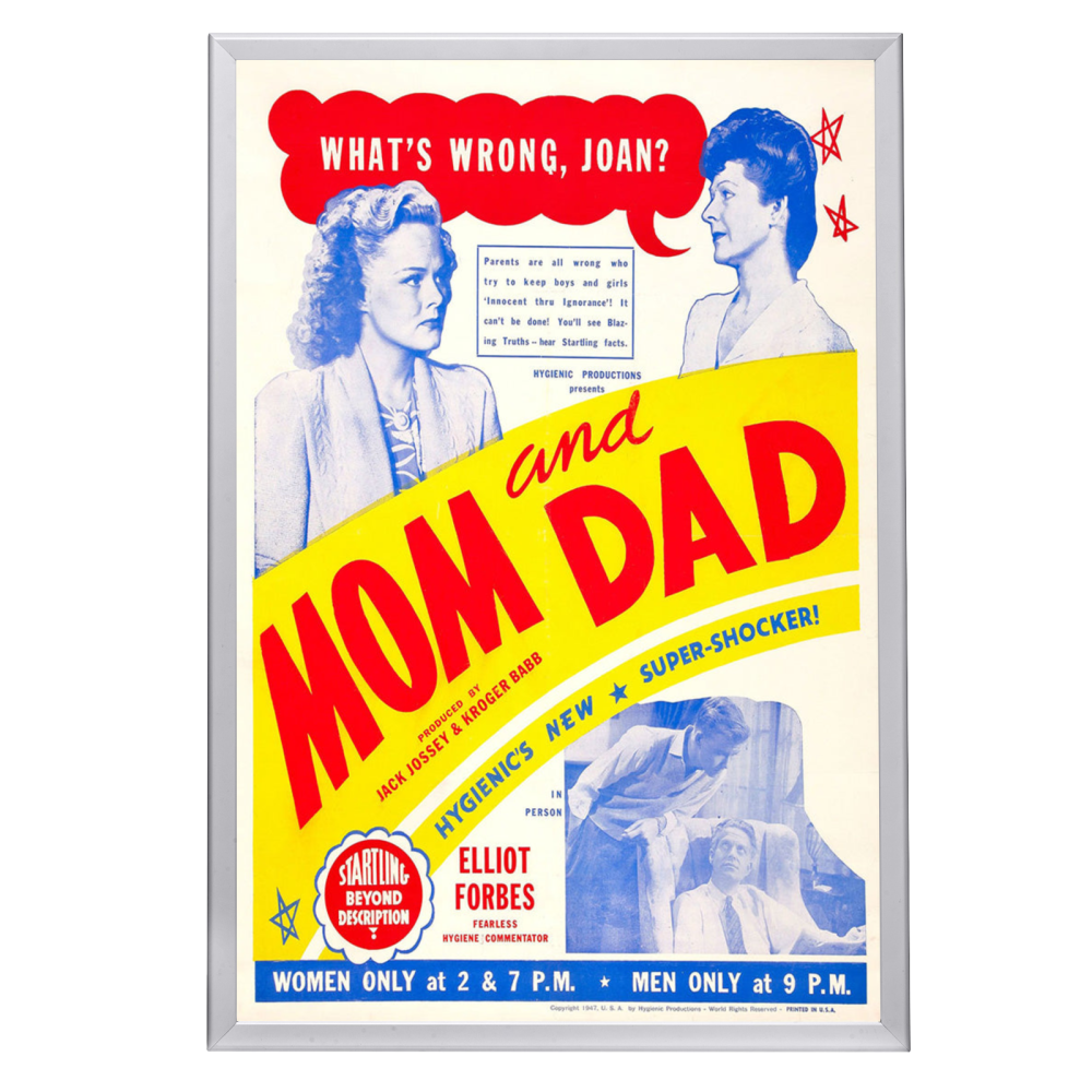 "Mom And Dad" (1945) Framed Movie Poster