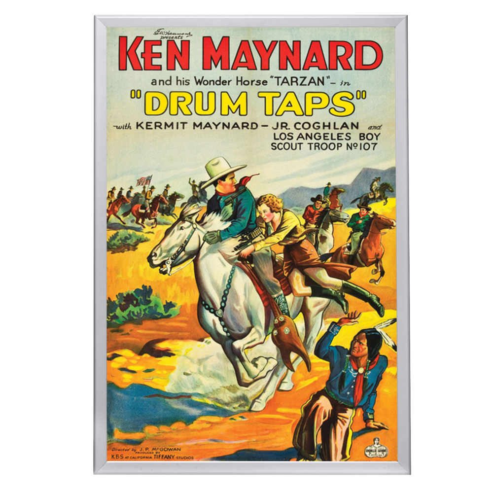"Drum Taps" (1933) Framed Movie Poster