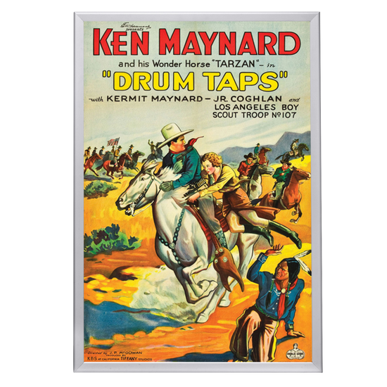 "Drum Taps" (1933) Framed Movie Poster