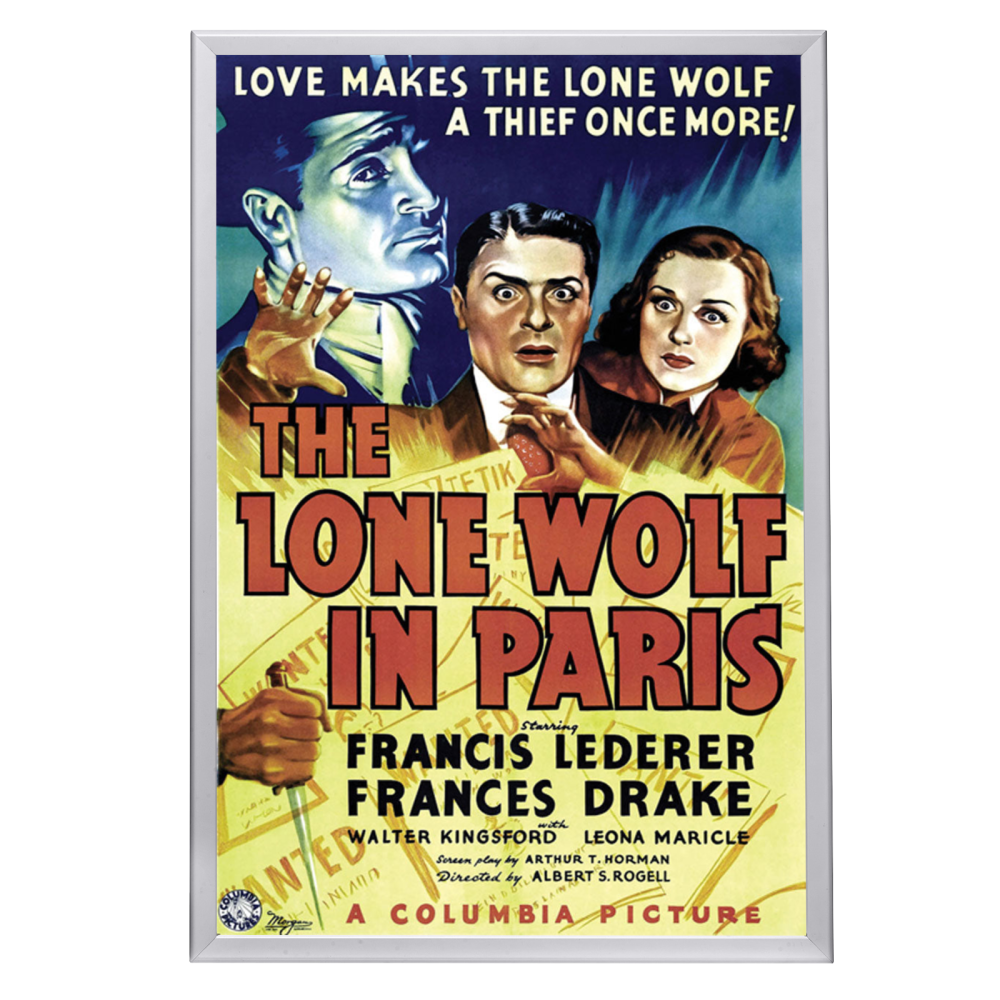 "Lone Wolf In Paris" (1938) Framed Movie Poster