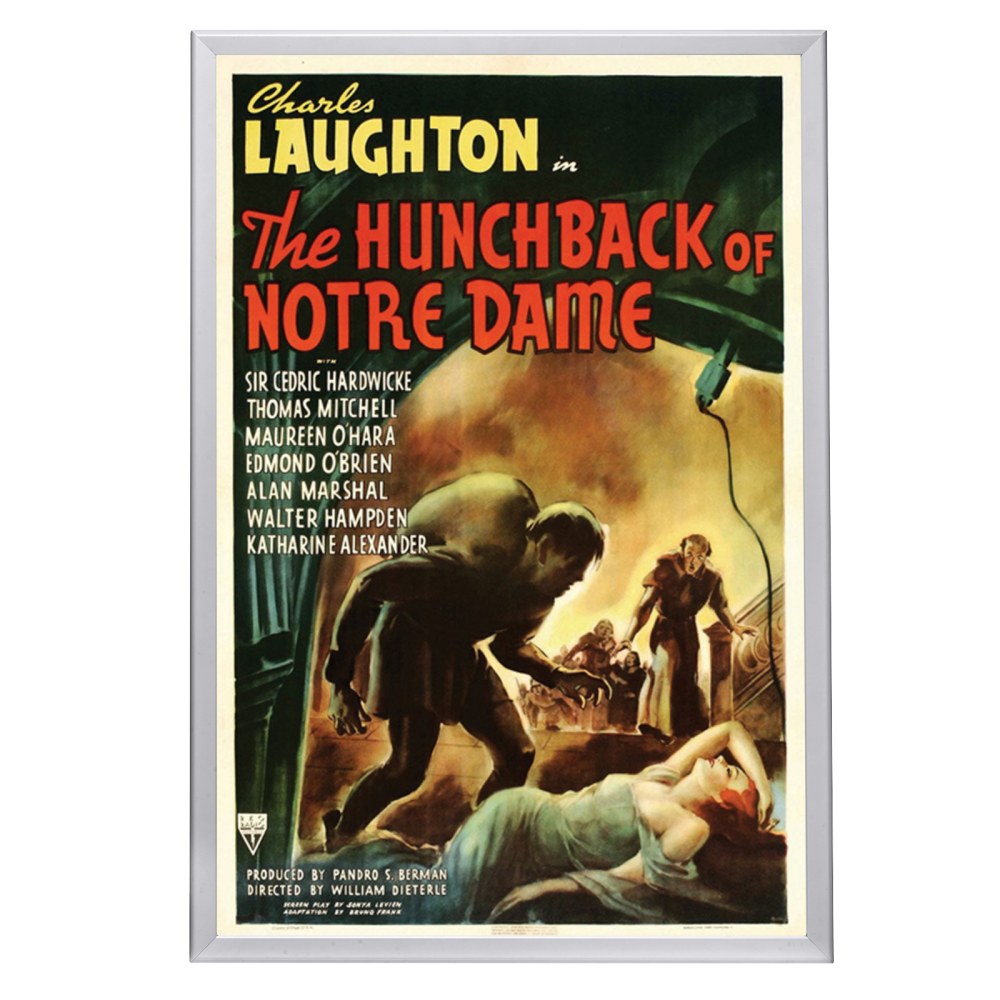 "Hunchback Of Notre Dame" (1939) Framed Movie Poster