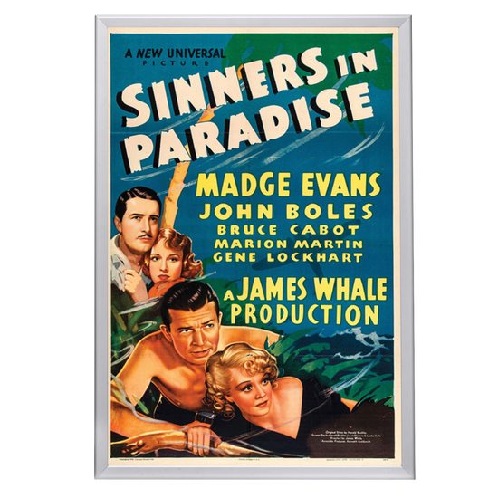 "Sinners In Paradise" (1938) Framed Movie Poster