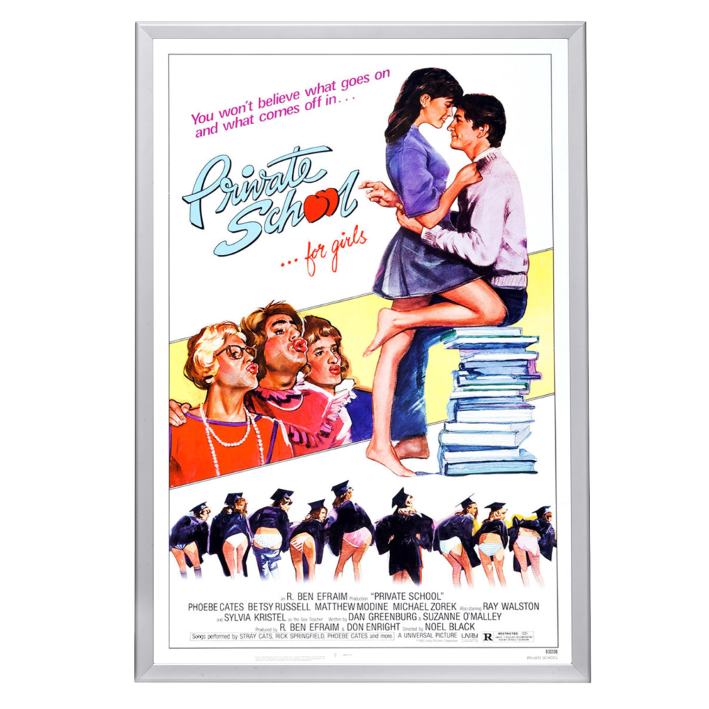 "Private School" (1983) Framed Movie Poster