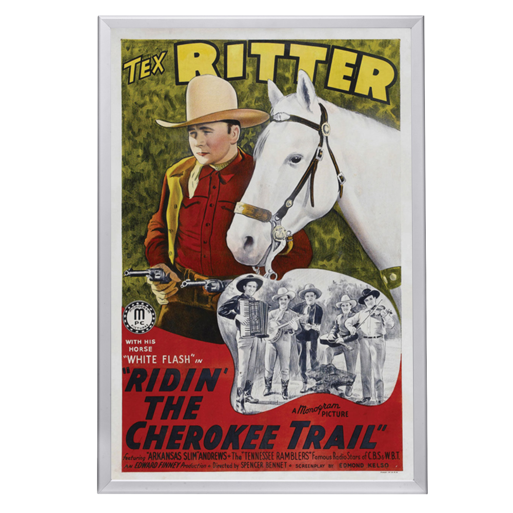 "Ridin' The Cherokee Trail" (1941) Framed Movie Poster