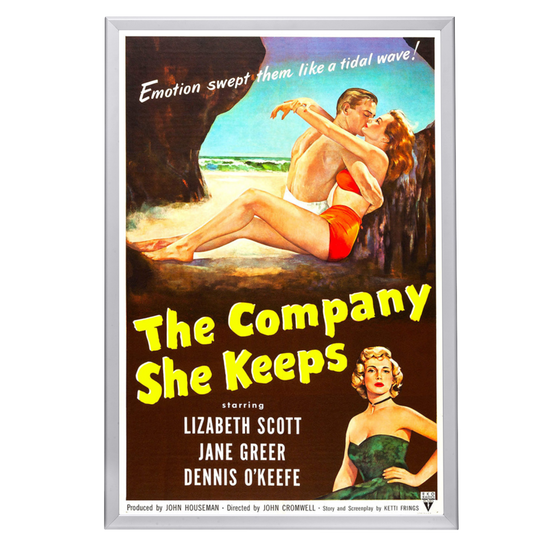 "Company She Keeps" (1951) Framed Movie Poster