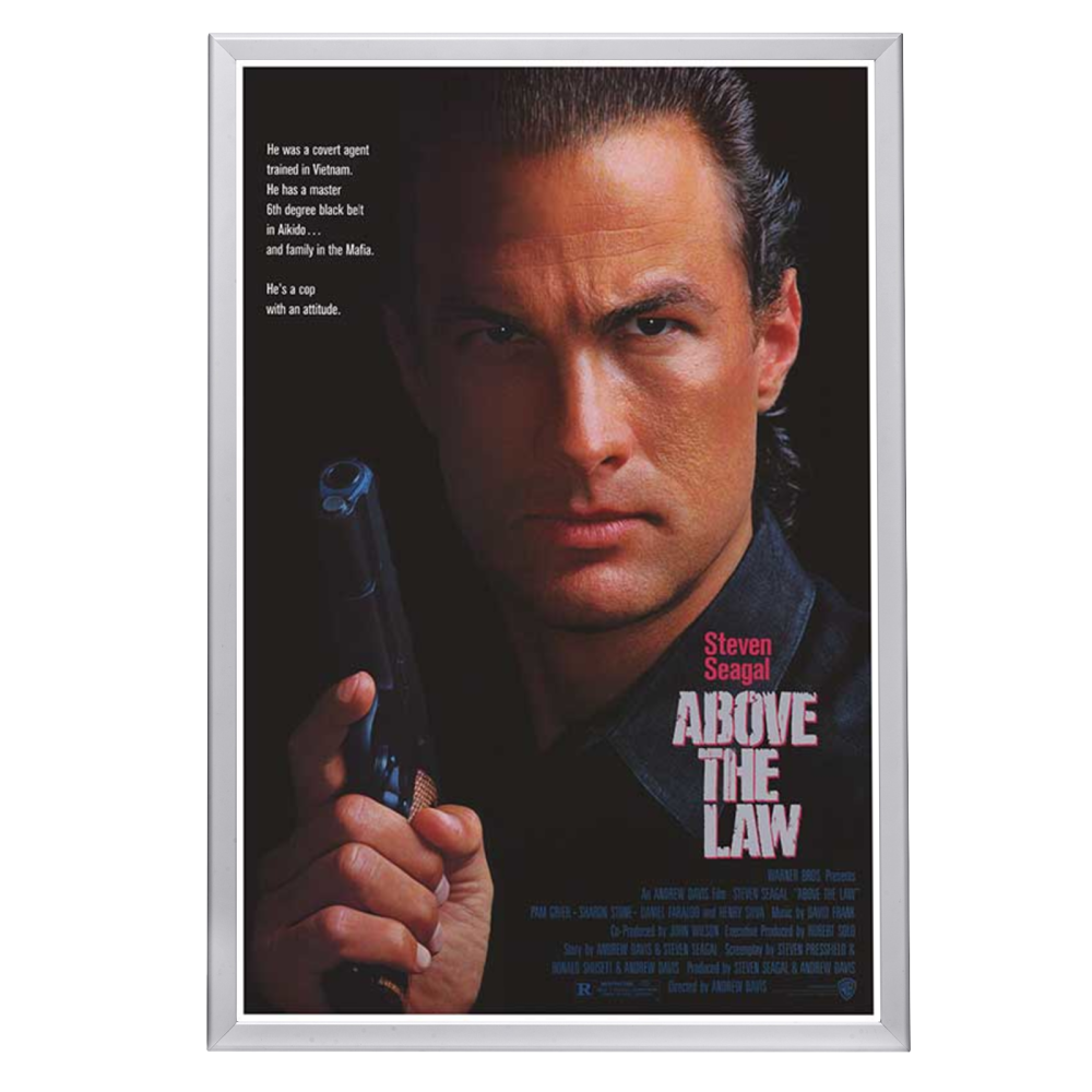 "Above the Law" Framed Movie Poster