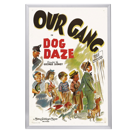 "Dog Daze" (1939) Framed Movie Poster