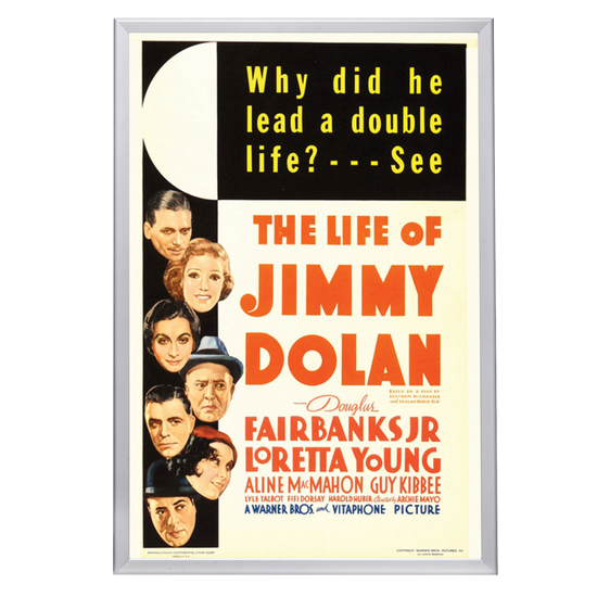 "Life Of Jimmy Dolan" (1933) Framed Movie Poster