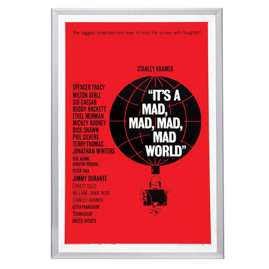 "It's A mad mad mad mad world" (1963) Framed Movie Poster