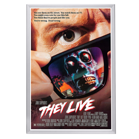 "They Live" (1988) Framed Movie Poster