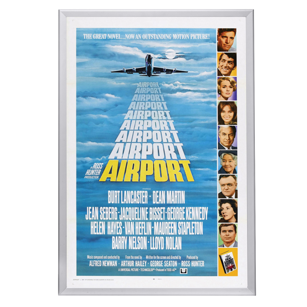 "Airport" (1970) Framed Movie Poster