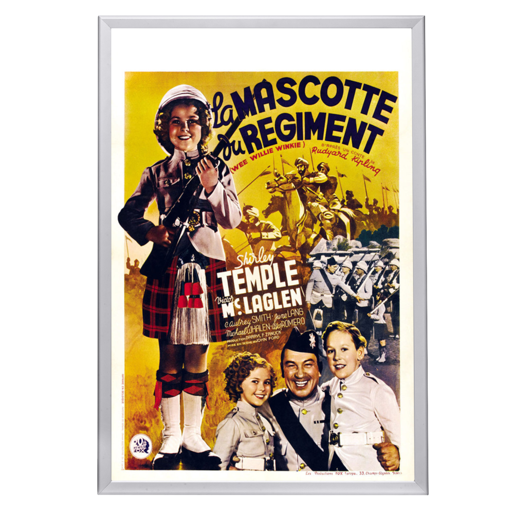 "Wee Willie Winkie (French)" (1937) Framed Movie Poster