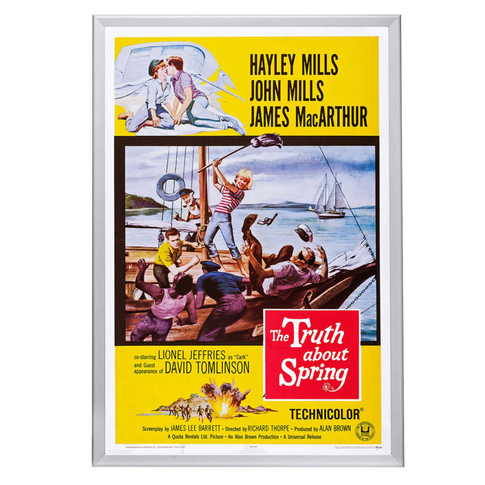 "Truth About Spring" (1964) Framed Movie Poster