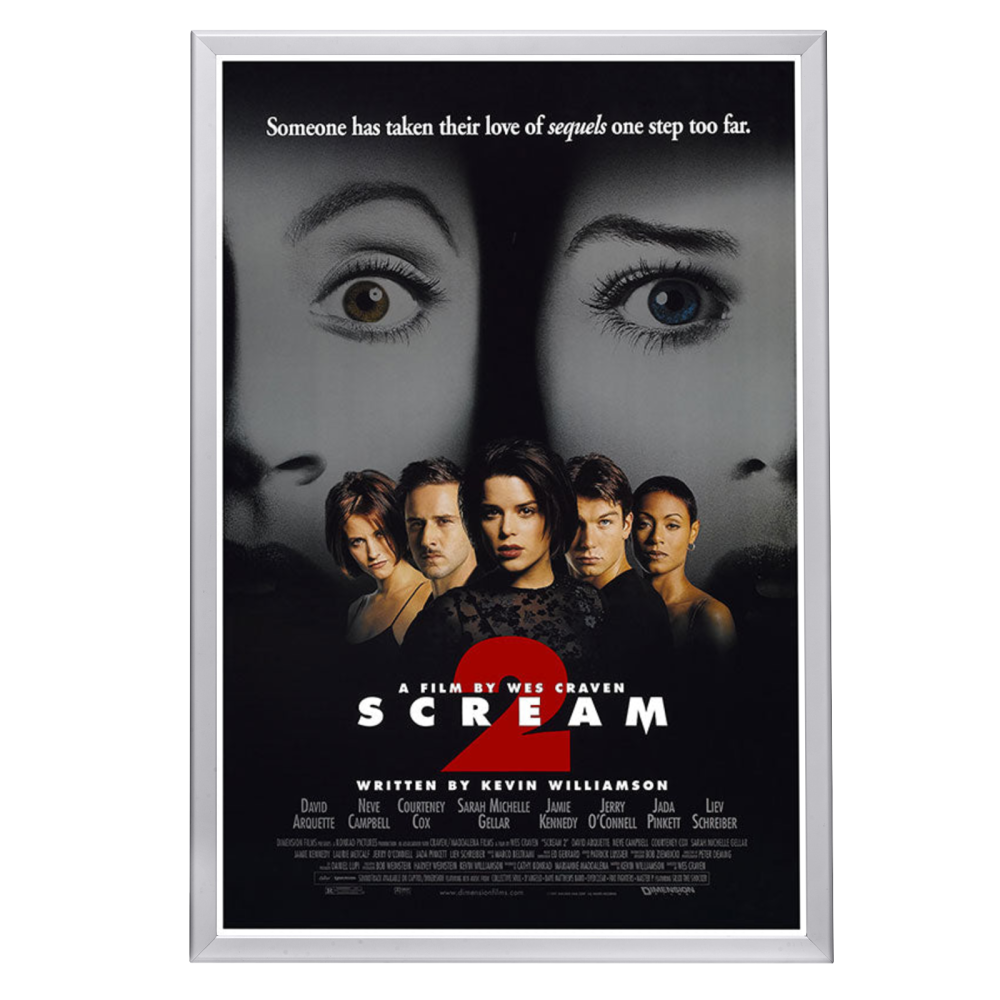 "Scream 2" (1997) Framed Movie Poster