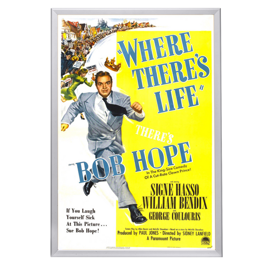 "Where There's Life" (1947) Framed Movie Poster