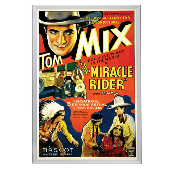 "Miracle Rider" (1935) Framed Movie Poster