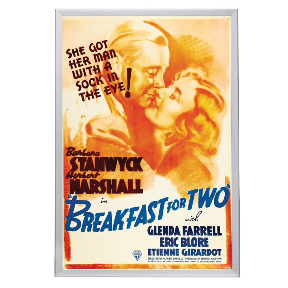 "Breakfast For Two" (1937) Framed Movie Poster