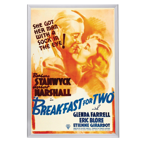 "Breakfast For Two" (1937) Framed Movie Poster