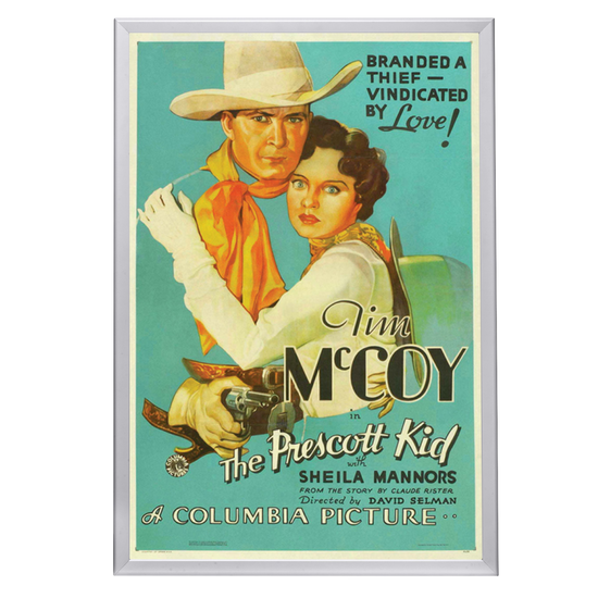 "Prescott Kid" (1934) Framed Movie Poster