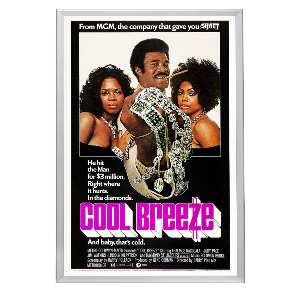 "Cool Breeze" (1972) Framed Movie Poster