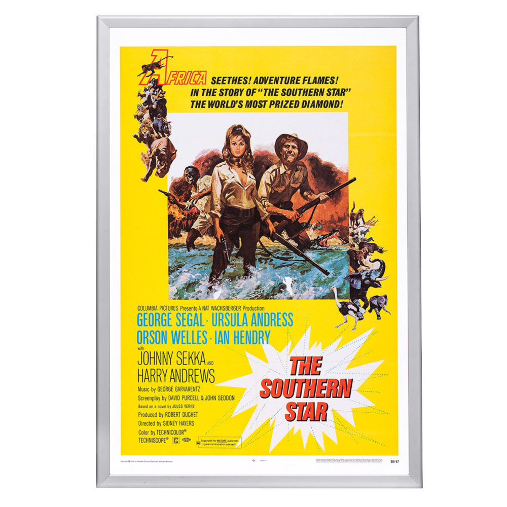 "Southern Star" (1969) Framed Movie Poster