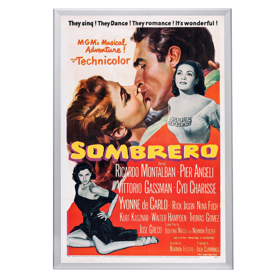 "Sombrero" (1953) Framed Movie Poster