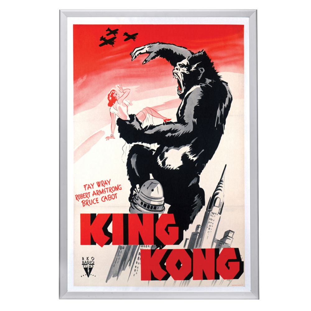 "King Kong" (1933) Framed Movie Poster