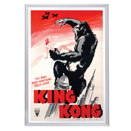 "King Kong" (1933) Framed Movie Poster