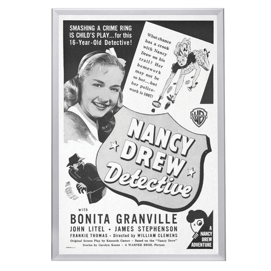 "Nancy Drew: Detective" (1938) Framed Movie Poster