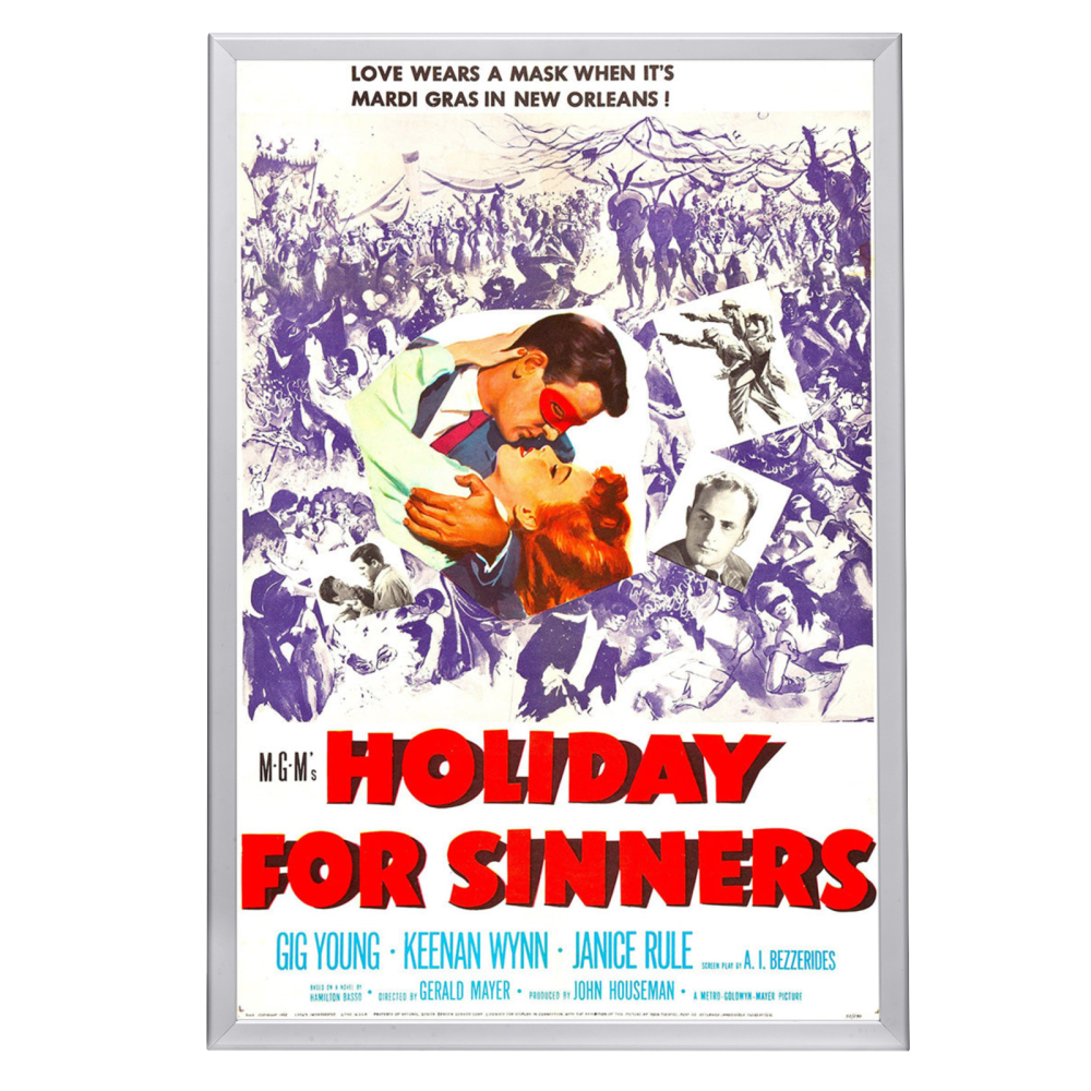 "Holiday For Sinners" (1952) Framed Movie Poster