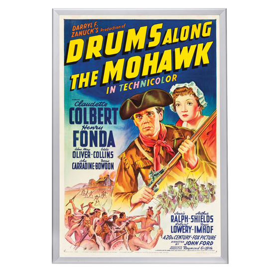 "Drums Along The Mohawk" (1939) Framed Movie Poster