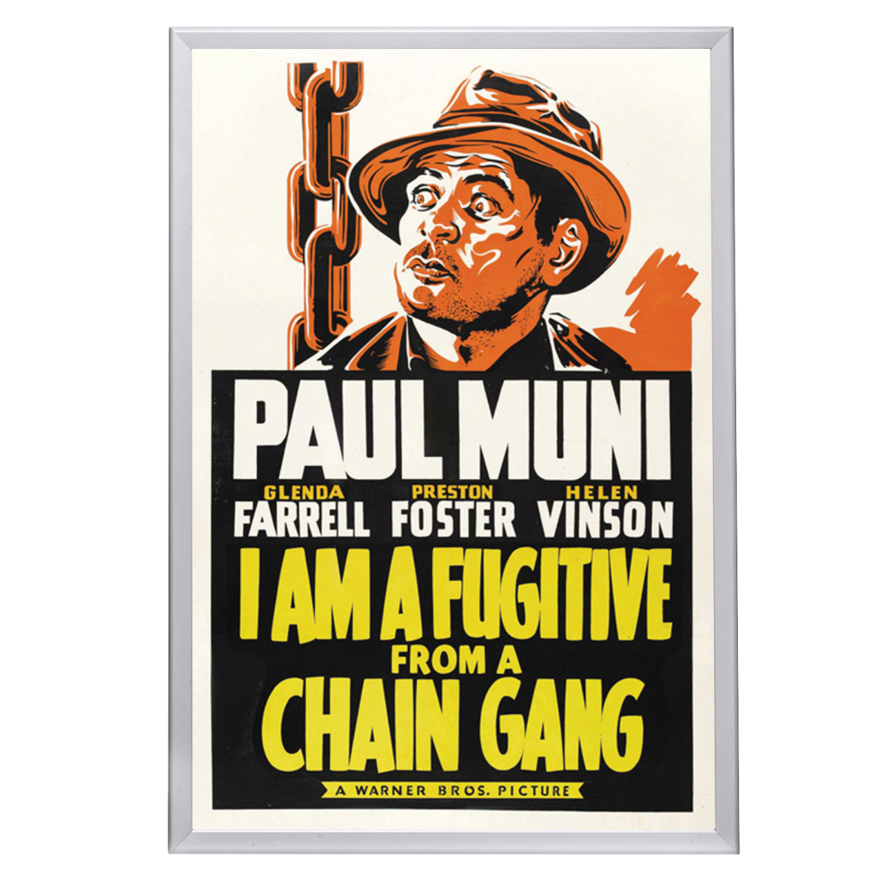 "I Am A Fugitive From A Chain Gang" (1932) Framed Movie Poster