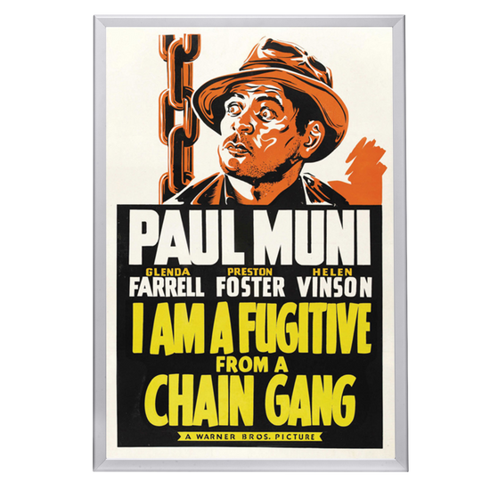 "I Am A Fugitive From A Chain Gang" (1932) Framed Movie Poster