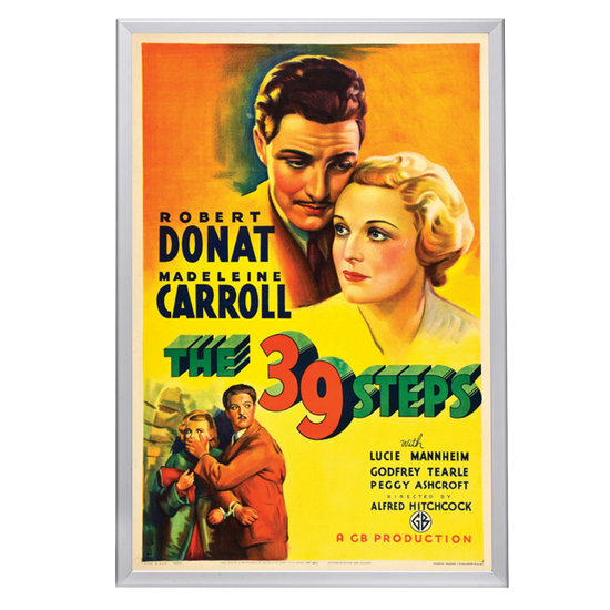 "39 Steps" (1935) Framed Movie Poster