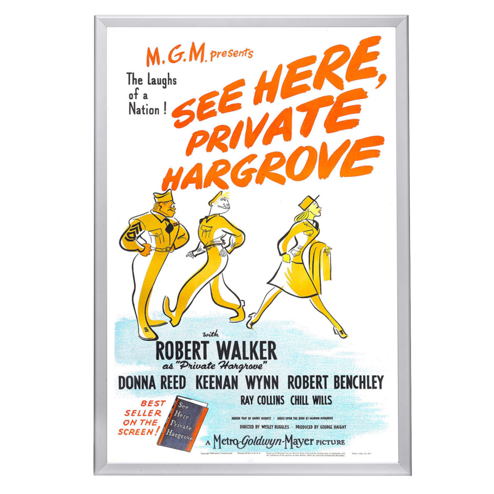 "See Here, Private Hargrove" (1944) Framed Movie Poster