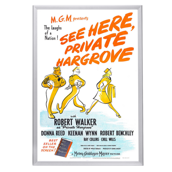 "See Here, Private Hargrove" (1944) Framed Movie Poster