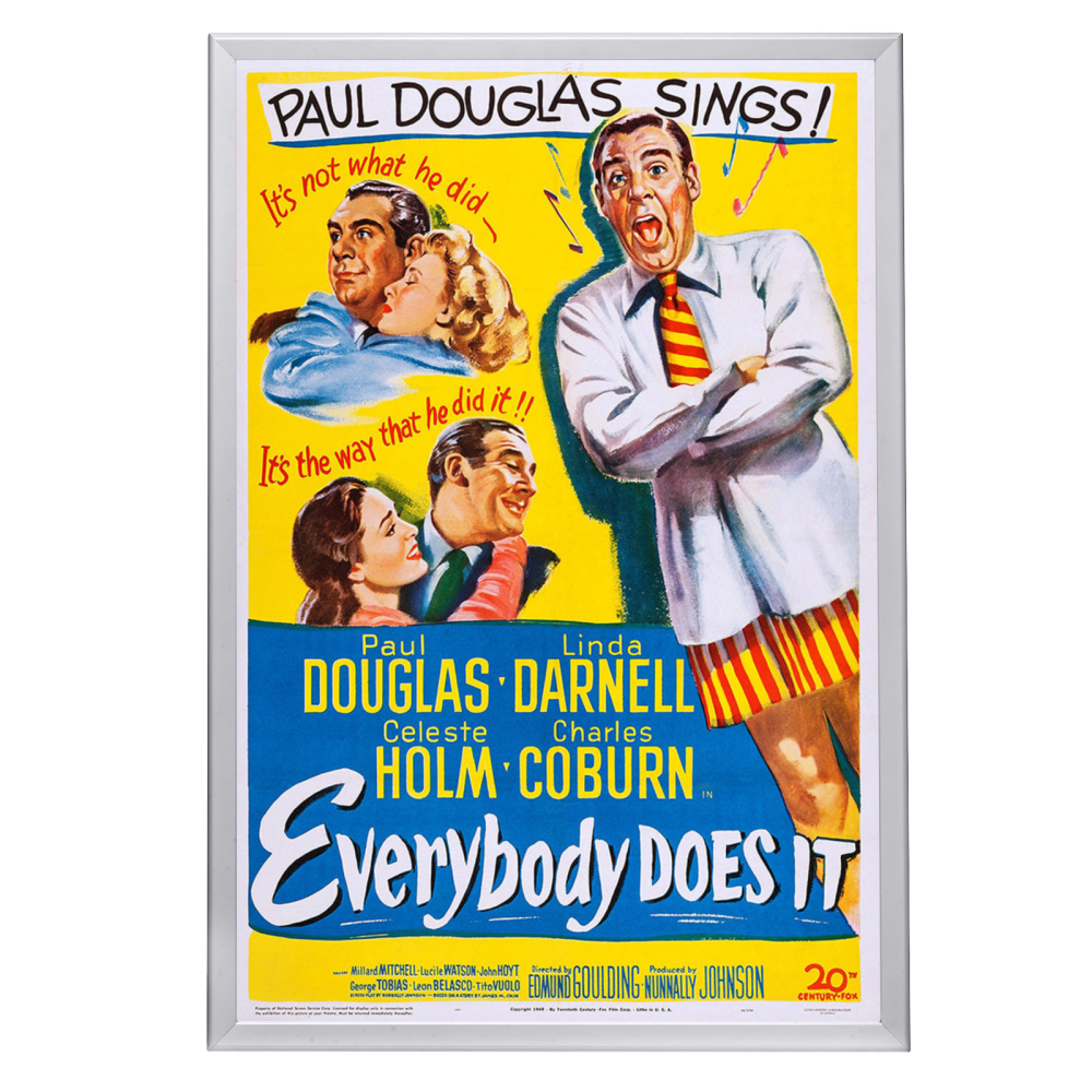 "Everybody Does It" (1949) Framed Movie Poster