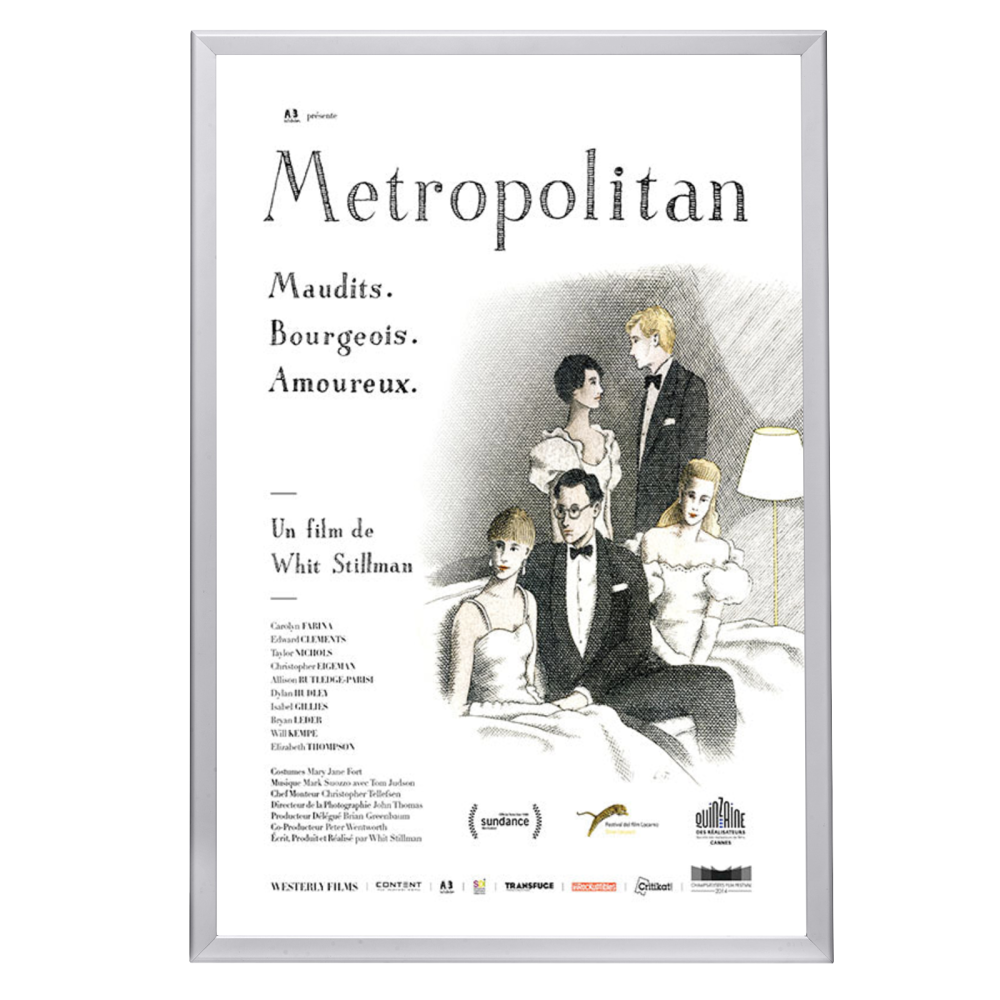 "Metropolitan (French)" (1990) Framed Movie Poster