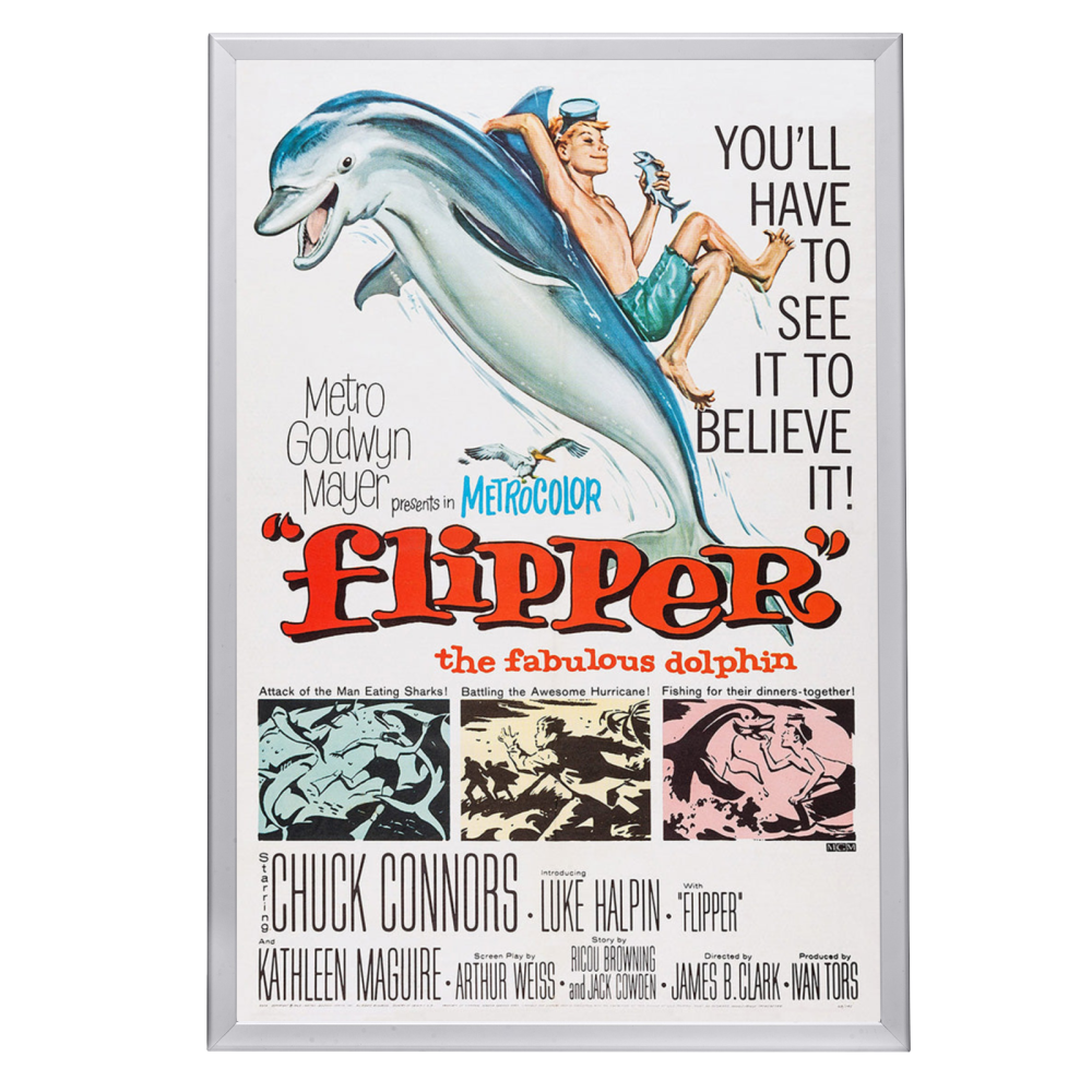 "Flipper" (1963) Framed Movie Poster