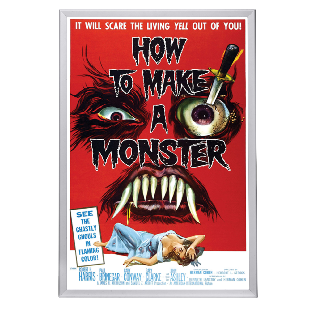"How To Make A Monster" (1958) Framed Movie Poster