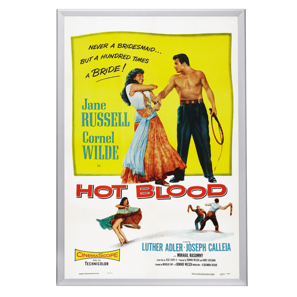 "Hot Blood" (1956) Framed Movie Poster