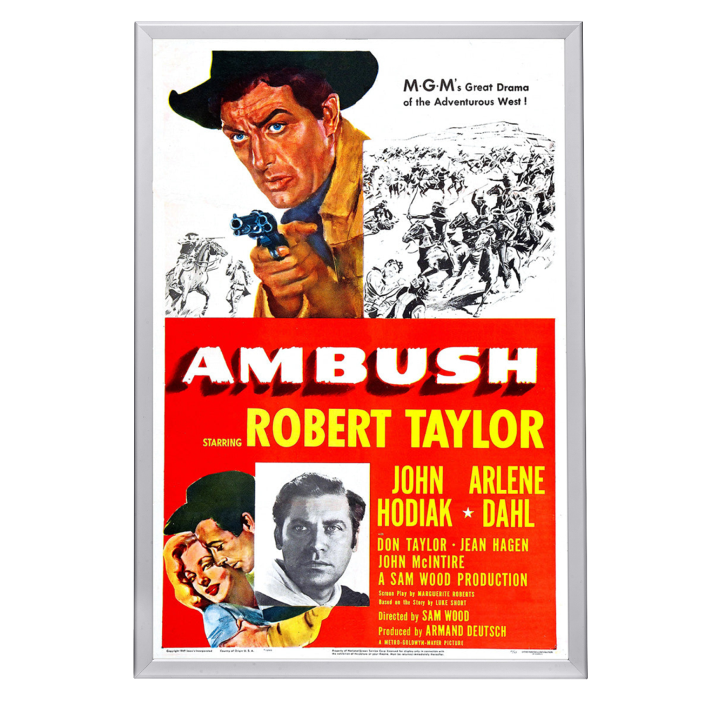 "Ambush" (1950) Framed Movie Poster