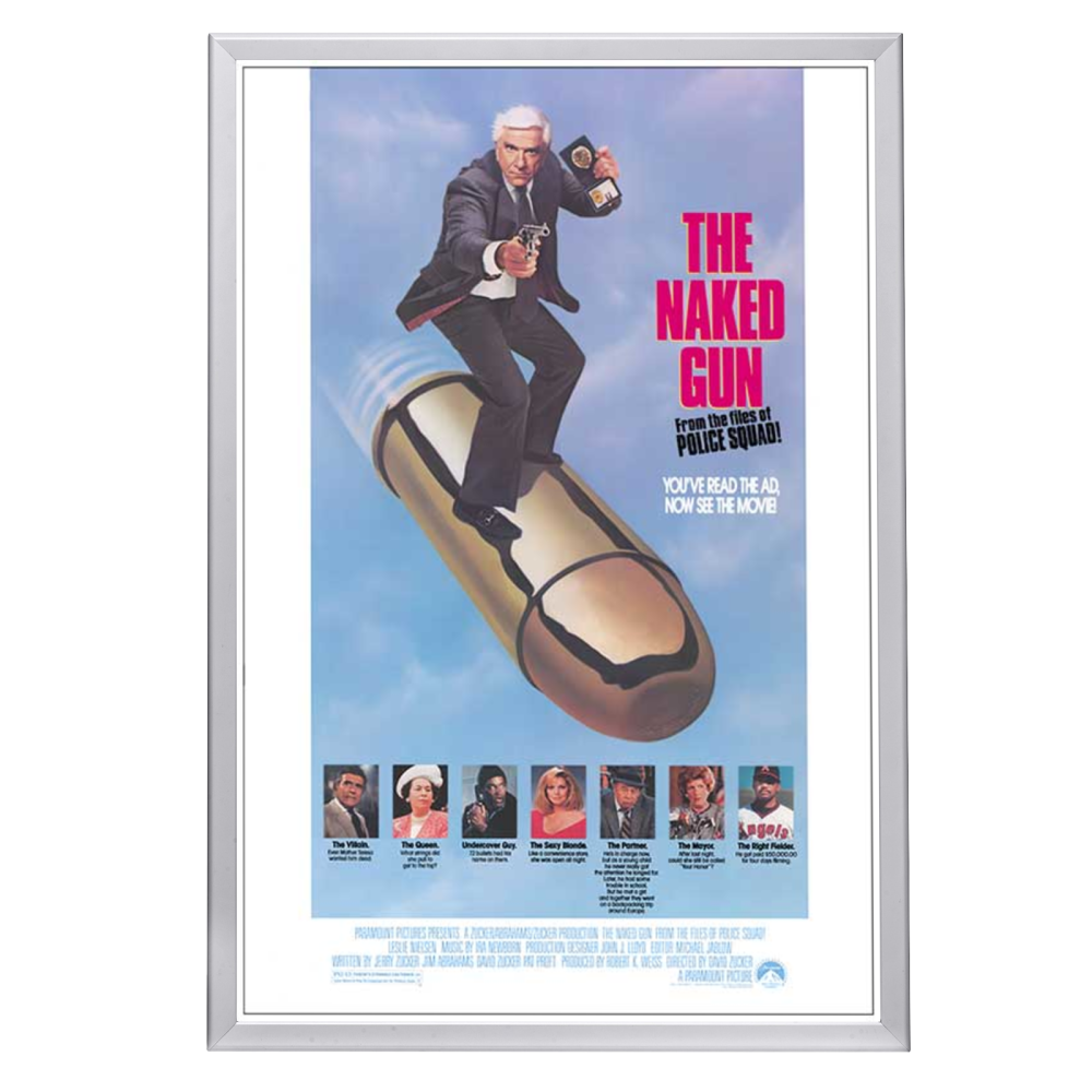 "Naked Gun: From the files of Police Squad" Framed Movie Poster