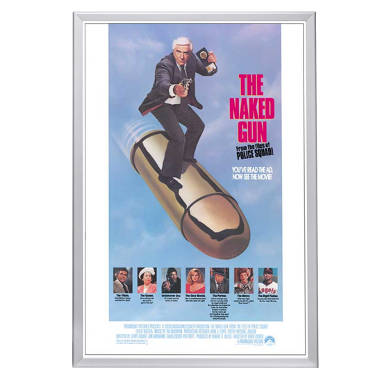 "Naked Gun: From the files of Police Squad" Framed Movie Poster