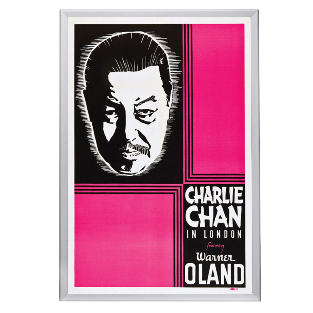 "Charlie Chan In London" (1934) Framed Movie Poster