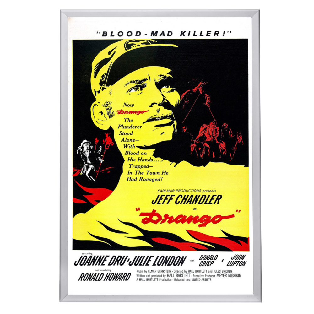 "Drango" (1957) Framed Movie Poster