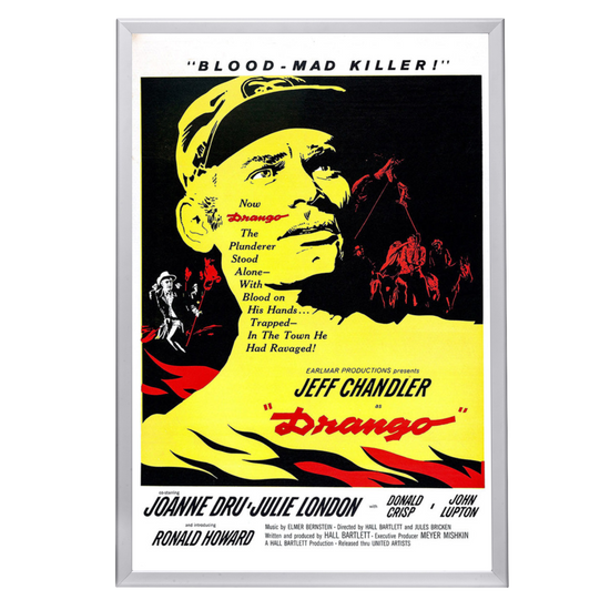 "Drango" (1957) Framed Movie Poster
