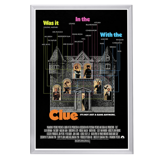 "Clue" (1985) Framed Movie Poster