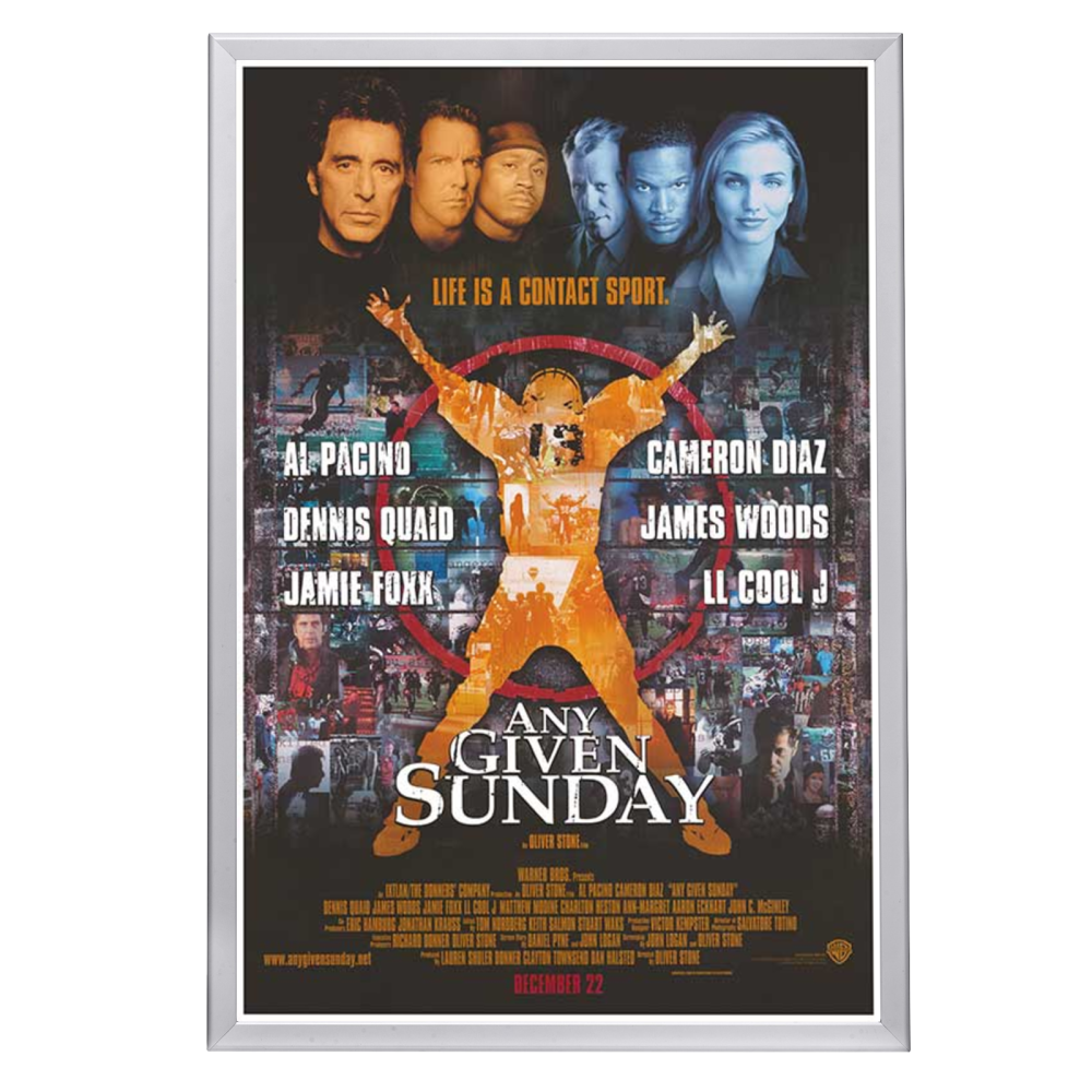 "Any Given Sunday" (1999) Framed Movie Poster